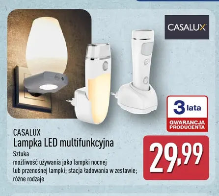 Lampka LED multifunkcyjna Casalux promocja w Aldi
