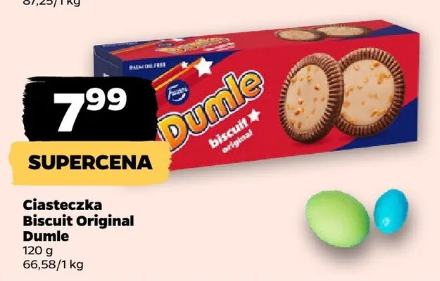 Ciasteczka Biscuit Original Dumle promocja w Netto