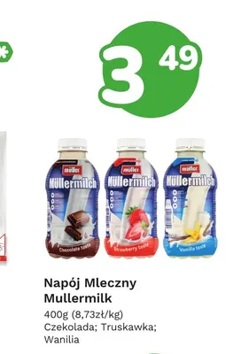 Napój mleczny Müllermilk czekolada Müller promocja w Limonka