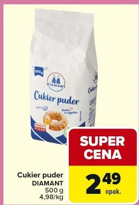 Cukier puder promocja w Carrefour