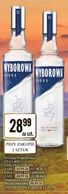 Wódka Wyborowa promocja w Dino