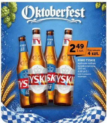Piwo bezalkoholowe Tyskie promocja w Groszek