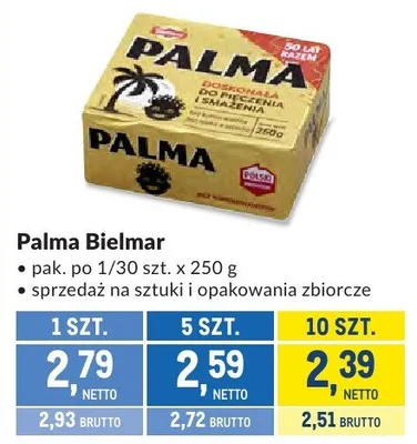 Palma Bielmar promocja w Makro