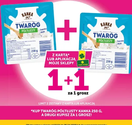 Twaróg półtłusty z radomska Ale! promocja w ABC