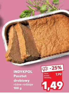 Pasztet drobiowy Indykpol promocja w Kaufland