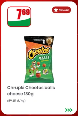 Chrupki Cheetos balls cheese promocja w Dino