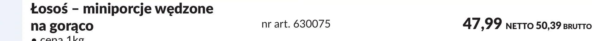 Łosoś - miniporcje wędzone na gorąco promocja w Makro