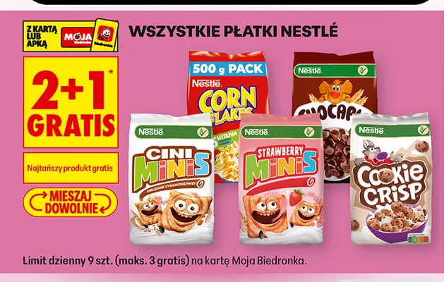 Płatki Corn Flakes Nestlé promocja w Biedronka
