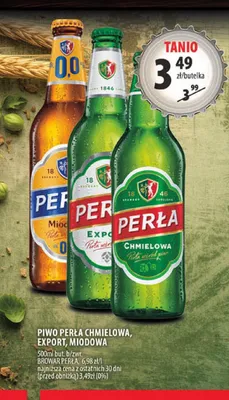 Piwo Perła Miodowa promocja w Arhelan