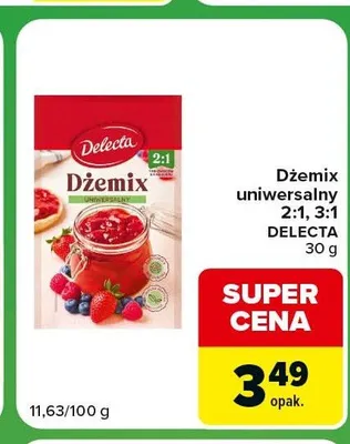 Dżemix uniwersalny Delecta promocja w Carrefour Express