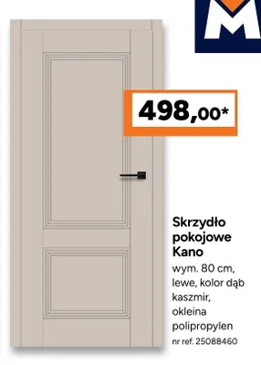 Skrzydło drzwiowe pokojowe Kano promocja w Bricoman