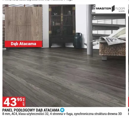 Panel podłogowy Dąb Atacama Master Floor promocja w Merkury Market