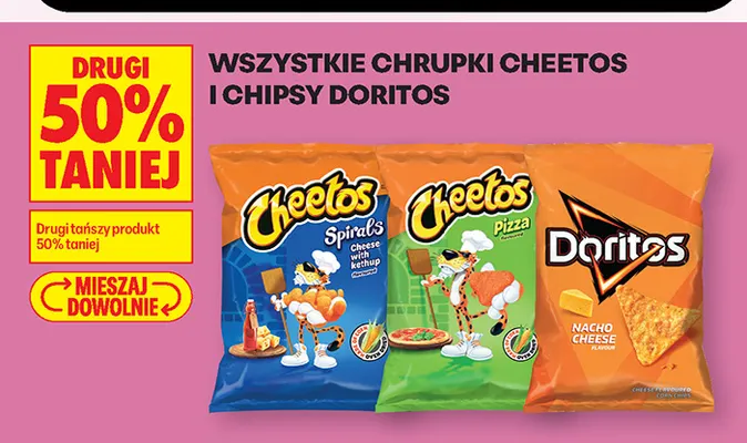 Chrupki kukurydziane Cheetos Pizza promocja w Biedronka