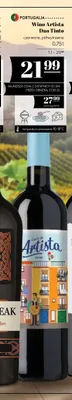 Wino Artista Dao Tinto czerwone półwytrawne promocja w POLOmarket