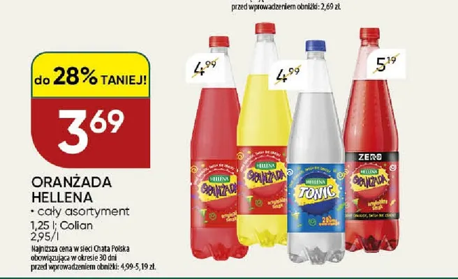 Oranżada Hellena promocja w Chata Polska