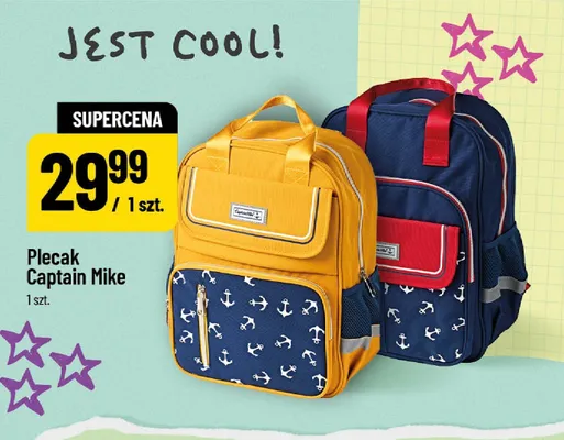 Plecak Captain Mike promocja w POLOmarket