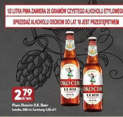 Piwo Okocim O.K. Beer promocja w Avita