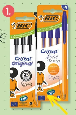 Długopis niebieski 4-pak BIC promocja w POLOmarket