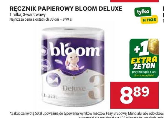Ręcznik papierowy Bloom Deluxe promocja w Stokrotka