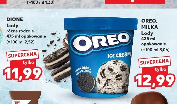 Lody Milka promocja w Kaufland