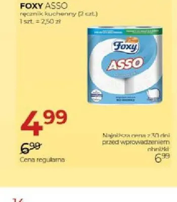 Ręcznik kuchenny Foxy Asso promocja w Drogerie Jawa