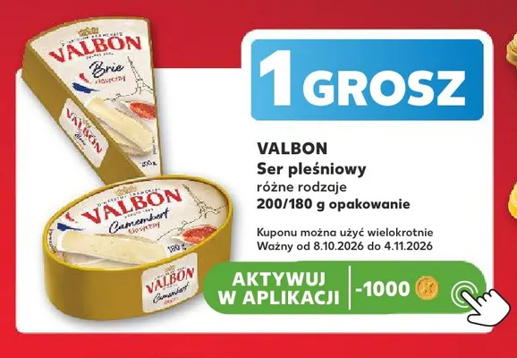 Ser pleśniowy Valbon promocja w Kaufland