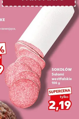 Salami westfalskie Sokołów promocja w Kaufland