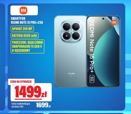 Smartfon Redmi Note 15 Pro+ 256 promocja w RTV EURO AGD