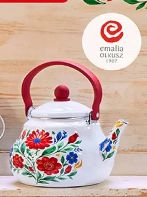 Czajnik emaliowany Emalia Olkusz promocja w Biedronka