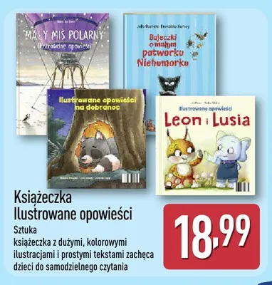 Książeczka Ilustrowane opowieści promocja w Aldi