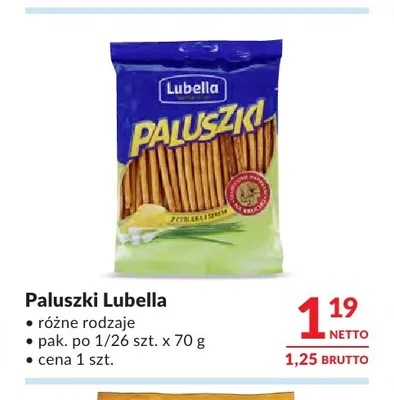 Paluszki Lubella promocja w Makro