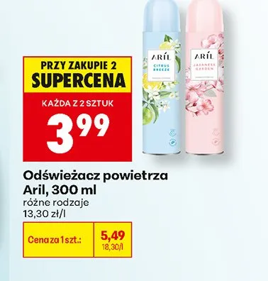 Odświeżacz powietrza Aril Japanese Garden promocja w Biedronka