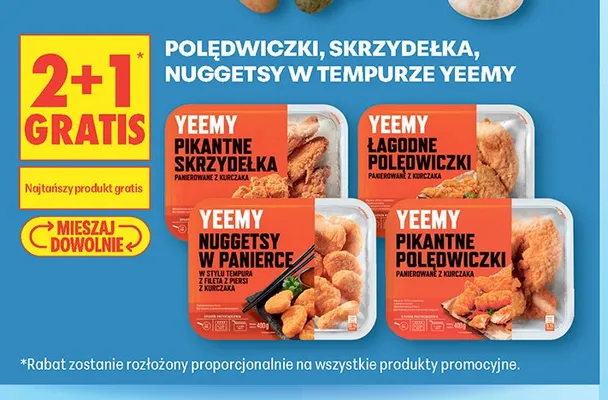 Pikantne skrzydełka panierowane z kurczaka Yeemy promocja w Biedronka