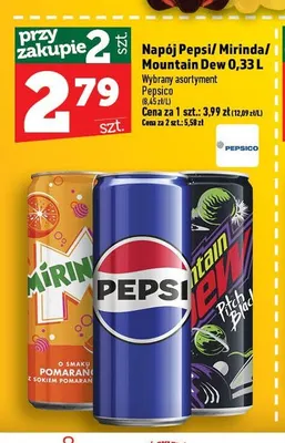 Napój Mountain Dew promocja w TOPAZ