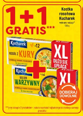 Kostka rosołowa bulion warzywny Kucharek promocja w POLOmarket