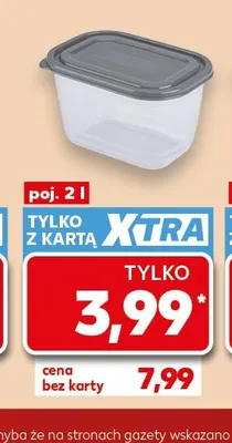 Pojemnik na żywność 2 l promocja w Kaufland