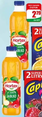 Sok jabłkowy Hortex promocja w Dino