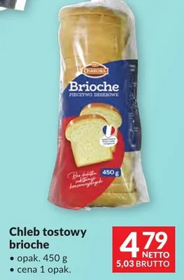 Chleb tostowy brioche Oskroba promocja w Makro