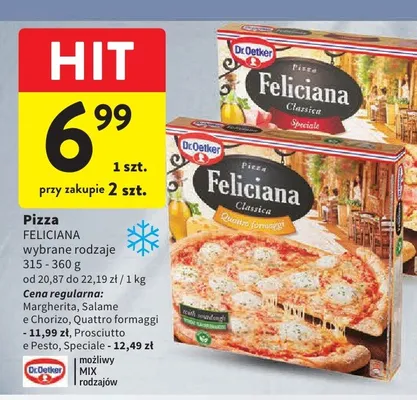Pizza Dr.Oetker Feliciana Salame e Chorizo promocja w Intermarche