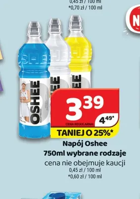 Napój izotoniczny Oshee promocja w Delfin