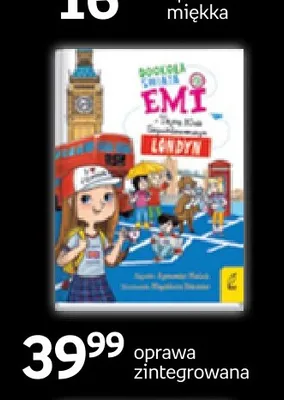Książka Dookoła świata z Emi Londyn Wilga oprawa zintegrowana promocja w Empik