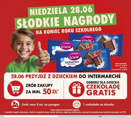 Czekolada truskawkowa O la la! Niebiańska promocja w Intermarche