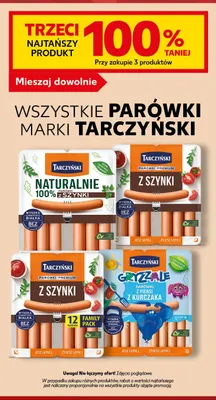 Parówki z szynki Tarczyński Family Pack promocja w Kaufland