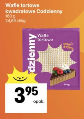 Wafle tortowe kwadratowe promocja w Delikatesy Centrum