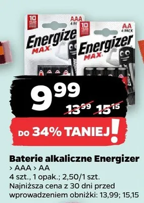Baterie alkaliczne AAA promocja w Netto