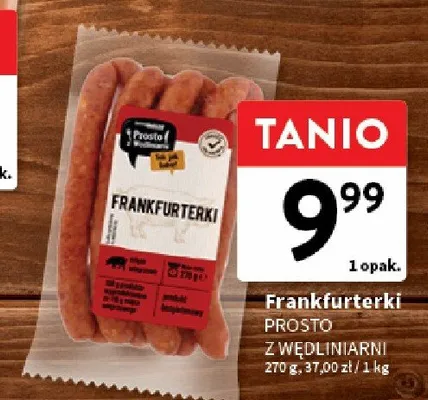 Frankfurterki Prosto z Wędliniarni promocja w Intermarche