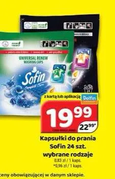Kapsułki do prania Sofin promocja w Delfin