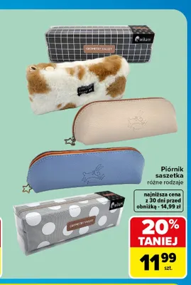 Piórnik saszetka Wikam promocja w Carrefour