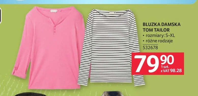Bluzka damska Tom Tailor promocja w Selgros