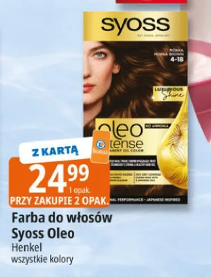 Farba do włosów Syoss Oleo Henkel promocja w Leclerc